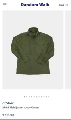 オアスロウ M-65 フィールドジャケット orslow army greenのサムネイル