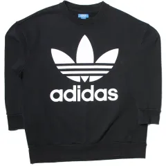 100 アディダス ロングスウェットシャツ リラックスフィット 074