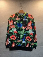 max URB_N レトロ感性 ピクセル プリント フード付きTシャツのサムネイル