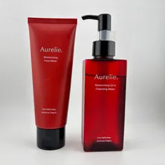[2点] Aurelie オレリー モイストフェイス ウォッシュ 洗顔料 / オイルイン クレンジングウォーター メイク落とし