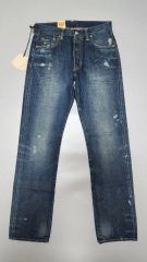 Levis 501フェイデッドブルーリペアード 08501-01木村拓哉 W30 - メルカリ