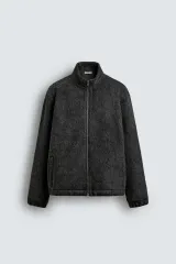 ZARA テクスチャー リラックスフィット ジャケット