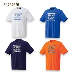 ZETT by BEAMS DESIGN Tシャツ BOT77115 ホワイト ブルー ネイビー オレンジ メンズ 半袖 メッシュ 吸汗速乾 軽量 スポーツTシャツ トレーニングウェア bot77115 オレンジ（5600） XO