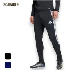 アディダス TIRO26 リーグ トレーニングパンツ メンズ サッカー ロングパンツ CLIMACOOL 吸汗速乾 スリムフィット トレーニングウェア adidas cm423 ネイビー M