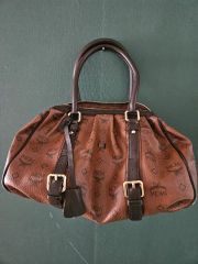 MCM モノグラム 2way ミニボストン ショルダーバッグ - メルカリ