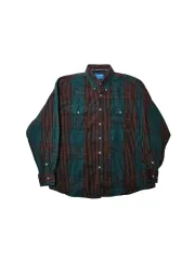 Wrangler(ラングラー) ヴィンテージ ウェスタン CHECK シャツ XL