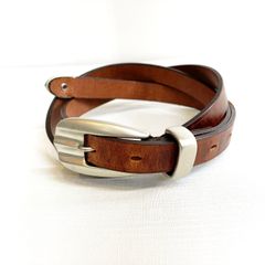 OUR LEGACY 2CM BELT 80サイズ ブラウン 深水光太 - メルカリ