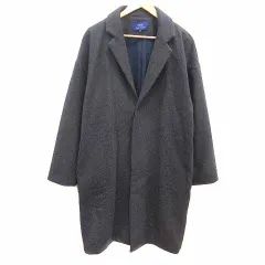 アーバンリサーチ URBAN RESEARCH ITEMS チェスターコート 総裏地 ウール 40 L チャコールグレー /YK