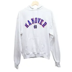 Champion チャンピオン  スウェットパーカー  サイズМ ホワイト 白 　コットンポリ エルサルバドル製 古着