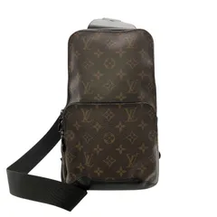 ルイ・ヴィトン LOUIS VUITTON アヴェニュー・スリングバッグ M45897 ブラウン モノグラム・マカサー メンズ ボディバッグのサムネイル