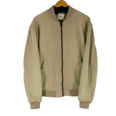 ザラ ZARA フェイクスエード ジップブルゾン メンズ import：M 