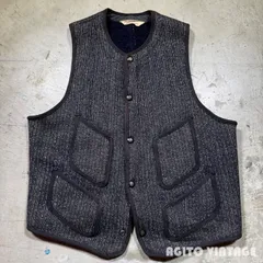 40's Brown's Beach  BEACH CLOTH JACKET ブラウンズビーチ ビーチクロスベスト 三角タグ 36～38相当のサムネイル
