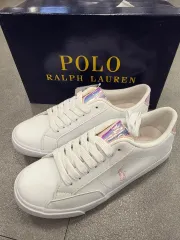 ポロ ラルフローレン 白 スニーカー 新品 (230)