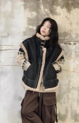 ボーダーズアットバルコニー ツイルジレベスト twill gilet ブラック 