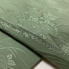 麻 襦袢 反物 新品未使用 綺麗な爽やかグリーン - メルカリ