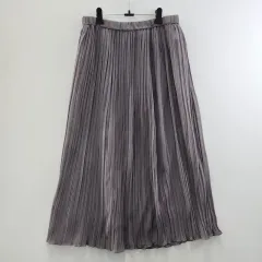 ヴィンテージ フェミニン ナノプリーツ バレリーナ ロング丈スカート