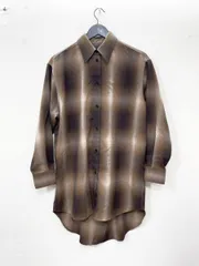MM6 エムエムシックス S52DL0187 変形 チェック シャツ size36(M)/ブラウン系 ◆■◎レディースのサムネイル