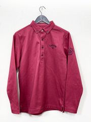 KENZO golf 胸元ロゴ刺繍長袖ポロシャツ 無地 イエロー/QW78 - メルカリ