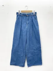 MACKINTOSH マッキントッシュ POLMOOD ベルテッドデニム デニムパンツ size8(M)/青 ■■◎レディースのサムネイル