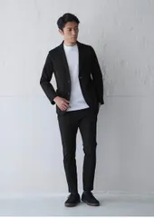 GUNZE グンゼ ボディワイルド ストレッチパンツ　ブラック　L 速乾素材 ・前面フラットウエストゴム仕様 ・ウエスト内側ドロスト付き ・ベルトループ付き ・前とじ ・ポケットあり（前後） ・スリムテーパードシルエットのサムネイル