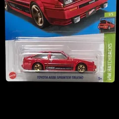 【ホットウィール】トヨタ スプリンター トレノ／AE86 (レッド(赤)）【未開封・新古品／状態ランクA】 HW HATCHBACSのサムネイル
