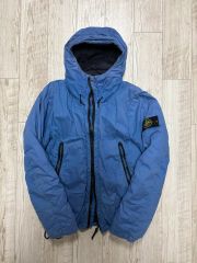 ◆美品◆STONE ◆ガーメントダイ　◆ナイロンフーデッドコート◆S ◇美品◇STONE ISLAND◇ガーメントダイ ◇ナイロンフーデッドコート◇S