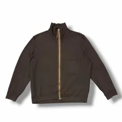 CAMIEL FORTGENS RIB KNIT TRACK JACKET リブニットトラックジャケット カミエルフォートヘンス ブラウン XS （14647M）のサムネイル