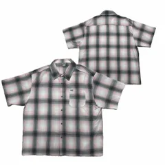 アメリカ製 CALTOP キャルトップ 半袖 オンブレチェックシャツ PINK BLACK ピンク 黒 (SBS50)