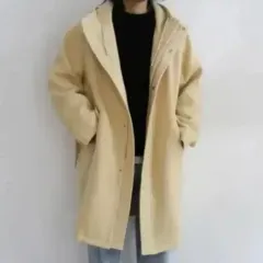 4 Auralee 멜튼 후드 코트のサムネイル