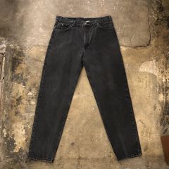 90s リーバイス550サルファーブラックデニム 黒ブラックW36L30USA製