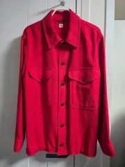 KAPTAIN SUNSHINE (キャプテンサンシャイン) シルク クルーザー ジャケット レッド 40サイズのサムネイル