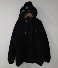 プーマ リバーシブル フリース フーディー ジップアップ XL