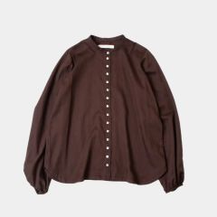 新品タグ付】 susuri 現行モデル バンドカラーシャツ シャツ ブラウス 