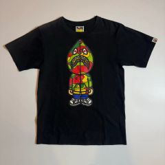 正規品A BATHING APE シャーク Tシャツ ブラック M - メルカリ