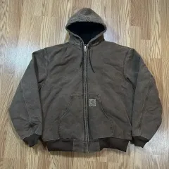 Carhartt J68 アクティブ フーデッド ジャケット チェスナット