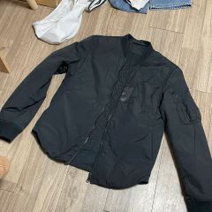 acne studios アクネ ブルゾン ジャケット ma-1 ブラック 44 - メルカリ