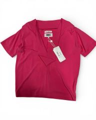 MM⑥MaisonMargiela ピンク オーバーサイズ 長袖シャツ - メルカリ