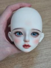 カスタムメイク 1/4 頭部 BJDドールヘッド リアルメイク 頭囲17cm樹脂