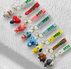 BTSキャラクターキーホルダー