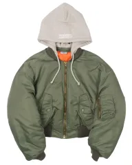 VETEMENTS ヴェトモン オーバーサイズ フード ブルゾン 韓国版 XSのサムネイル