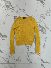 ポロラルフローレン ピマコットン ケーブルニット