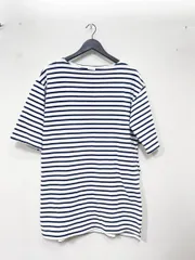 ORCIVAL オーシバル ボーダー ボートネック 半袖 Iライン ワンピース size1/M相当/白ｘ紺 ■■レディースのサムネイル