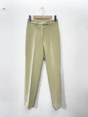 Mila Owen ミラオーウェン 後ろゴム センタープレ ス テーパード トラウザー パンツ size1/M ■■レディース