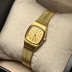 ヴィンテージTISSOT Stylist ゴールドブレスレットレディース腕時計