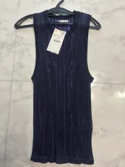 ザラ ノースリーブ ニット M 新品