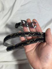 j*p様 Dior ロゴ入りベルト ネイビー - メルカリ