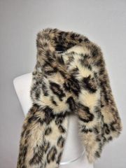 ゴールデンセーブル ミンクマフラー／雪豹柄 オーダー品／GAKE日本製 