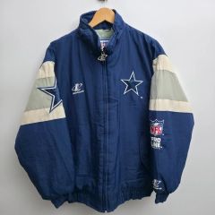 ジェフハミルトン NFL カウボーイズ 袖革 レザースリーブ スタジャン M 