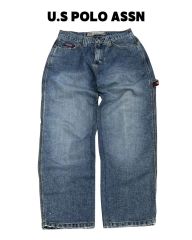 U.S. POLO ASSN. カーゴデニムパンツ 極太 W38 バギーY2K - メルカリ