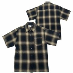 オンブレチェックシャツ 半袖 MFC STORE サイズL - メルカリ